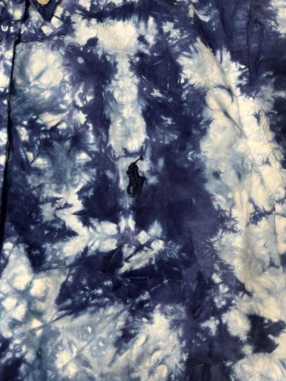 RALPH LAUREN BOYS TIE DYE BUTTON SHIRT
